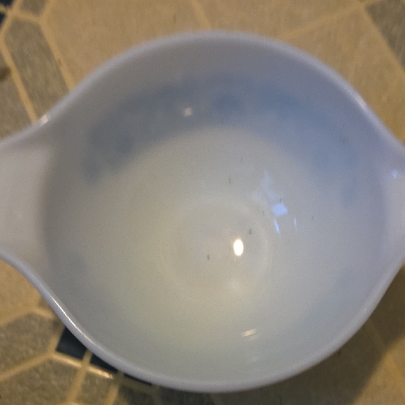 Vintage Blue Patterned Mixing Bowl Pyrex - Picture 2 of 4